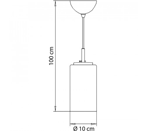 Подвесной светильник Artelamp Sphere A6710SP-1WH Белый Хром