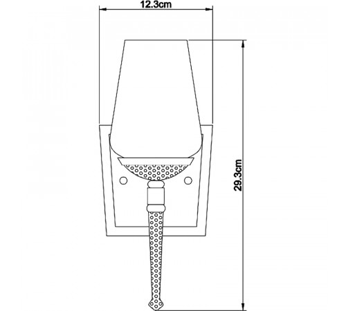 Настенный светильник Artelamp Stefan A1722AP-1BA Прозрачный Античный черный