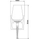 Настенный светильник Artelamp Stefan A1722AP-1BA Прозрачный Античный черный