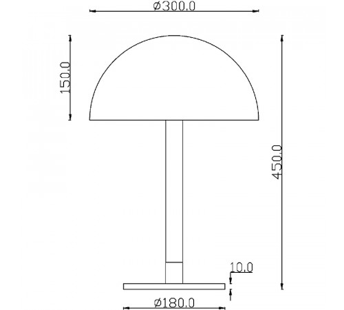 Настольная лампа Maytoni Table Floor Ray Z012TL-L8B3K Черная Белая