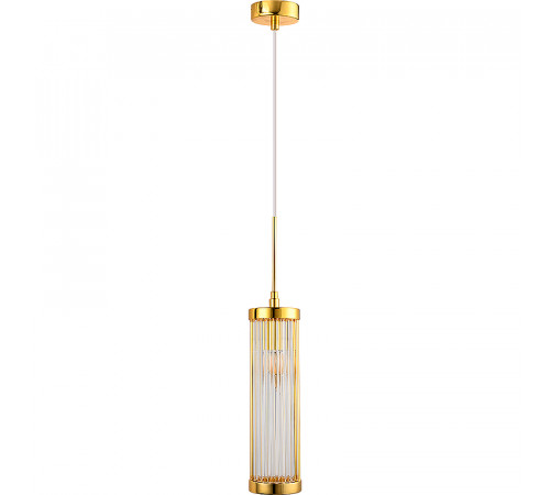 Подвесной светильник Crystal Lux Tadeo SP1 D100 Gold Transparent Прозрачный Золото