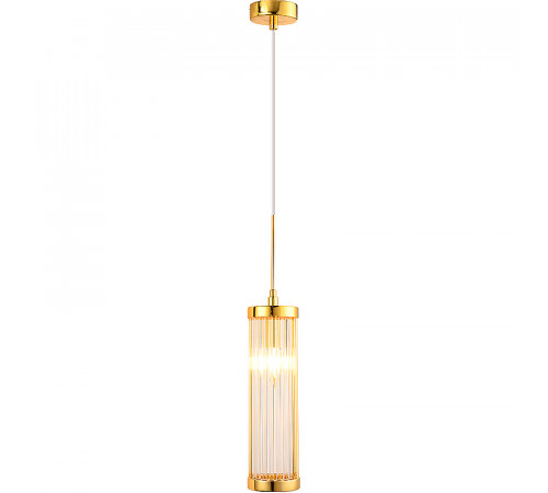 Подвесной светильник Crystal Lux Tadeo SP1 D100 Gold Transparent Прозрачный Золото