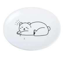 Мыльница Fixsen Teddy FX-600-4 Белая Черная