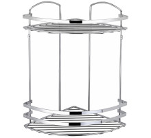 Полка корзина Tekno-tel LM008SSS угловая Нержавеющая сталь глянцевая