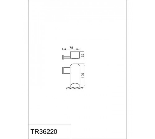 Крючок Rush Thira TR36220 Хром