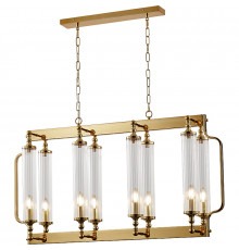 Люстра Crystal Lux Tomas SP8 L1000 Brass Прозрачная Латунь