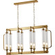 Люстра Crystal Lux Tomas SP8 L1000 Brass Прозрачная Латунь