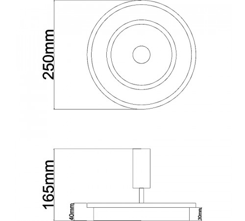 Потолочный светильник Artelamp Tommy A2607AP-20BK Белый Черный