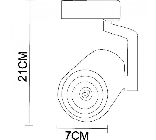 Трековый светильник Artelamp Traccia A2320PL-1BK Черный