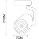 Трековый светильник Artelamp Traccia A2320PL-1BK Черный