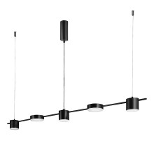 Потолочный светильник Crystal Lux Tristan SP5 L1200 Black Белый Черный