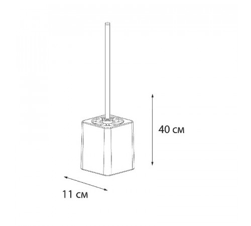 Ершик для унитаза Fixsen Twist FX-1569A-5 Мультиколор