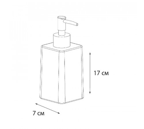 Дозатор жидкого мыла Fixsen Twist FX-1569A-1 Мультиколор