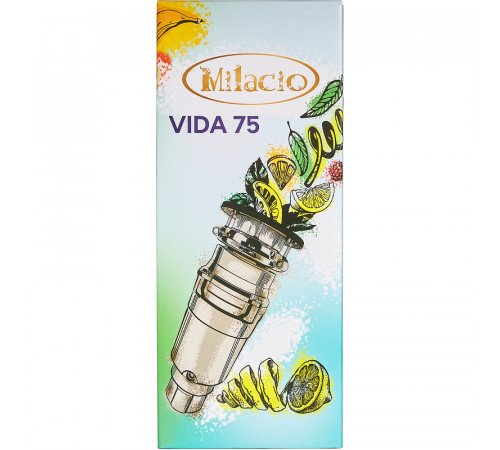 Измельчитель пищевых отходов Milacio Ultra Vida 75 MC.555075 750 Вт