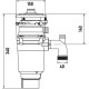 Измельчитель пищевых отходов Milacio Ultra Vida 56 MC.555056 550 Вт