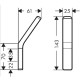 Крючок Axor Universal Accessories 42801340 Черный матовый