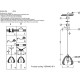Подвесной светильник Crystal Lux Verano SP1 Gold Прозрачный Золото