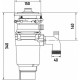 Измельчитель пищевых отходов Milacio Vida 56 MC.555056.MB 550 Вт