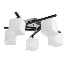 Люстра Artelamp Visuale A8165PL-5BK Белая Черная