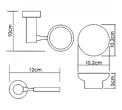 Мыльница WasserKRAFT K-24229 Хром