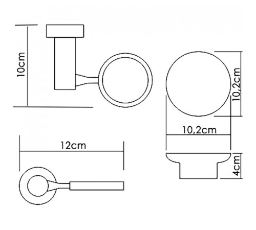 Мыльница WasserKRAFT K-28229 Хром