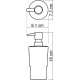 Дозатор для жидкого мыла WasserKRAFT K-C179 Белый