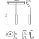 Скребок WasserKRAFT K-211B Черный