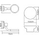 Мыльница WasserKRAFT K-24129 Хром