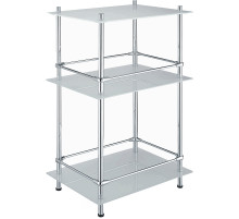Стеклянная полка WasserKRAFT K-4033 Хром