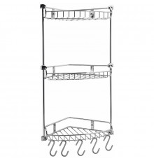 Полка корзина WasserKRAFT K-1233 угловая Хром
