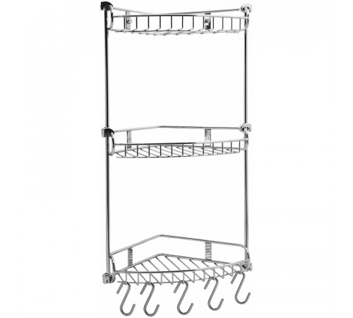 Полка корзина WasserKRAFT K-1233 угловая Хром