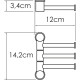 Полотенцедержатель WasserKRAFT K-1053W поворотный Белый