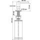 Дозатор для жидкого мыла WasserKRAFT K-1299 Хром