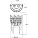 Настенный светильник Artelamp Wezen A1006AP-2CC Прозрачный Хром