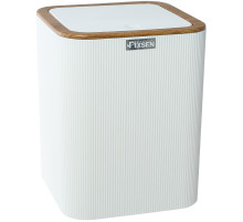 Ведро для мусора Fixsen White Wood FX-402-6 Белое