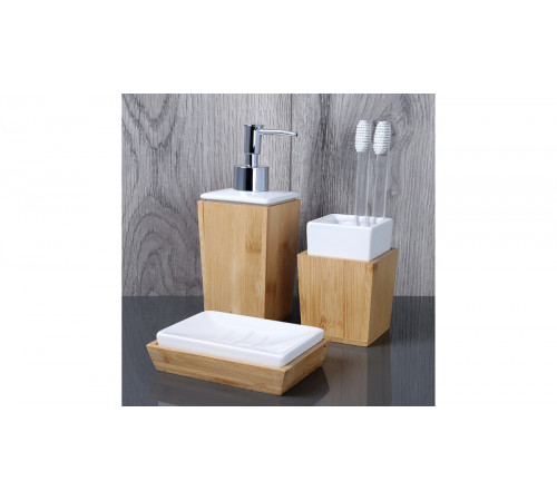 Мыльница Fixsen Wood FX-110-4 Белая Мыльница Fixsen Wood FX-110-4 Белая