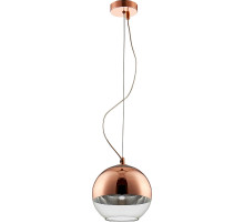 Подвесной светильник Crystal Lux Woody SP1 D200 Copper Прозрачный Медь