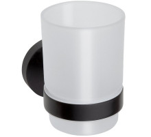 Стакан для зубных щеток Sapho X-round black XB900 Черный