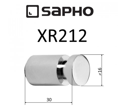 Крючок Sapho X-round XR212 Хром