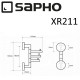 Полотенцедержатель Sapho X-round XR211 Хром