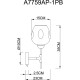 Настенный светильник Artelamp Yuka A7759AP-1PB Дымчатый Полированная медь