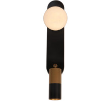 Настенный светильник Artelamp Zosma A2608AP-2BK Белый Черный