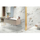 Керамическая плитка Porcelanite Dos 1219 Rectificado Calacata Gold Rel. WAVE настенная 40х120 см