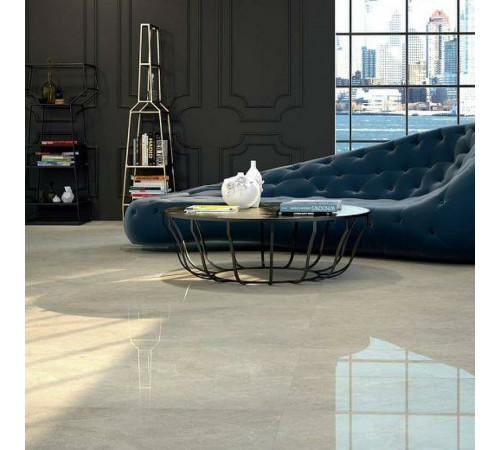 Керамогранит Porcelanite Dos 1320 Rectificado Negro PD61554 48х128 см