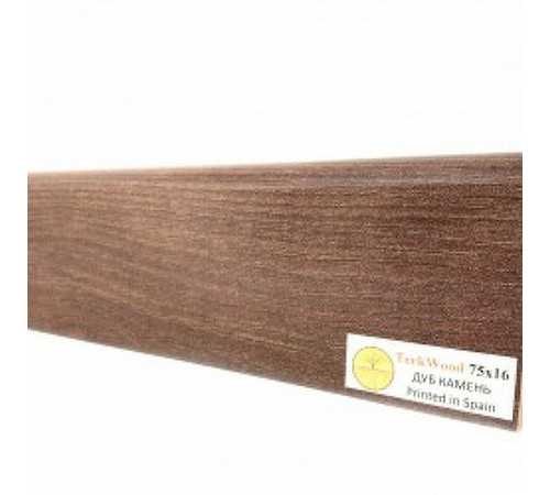 Плинтус TeckWood Дуб Камень 2150х75х16 мм