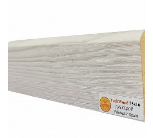 Плинтус TeckWood Дуб Седой 2150х75х16 мм