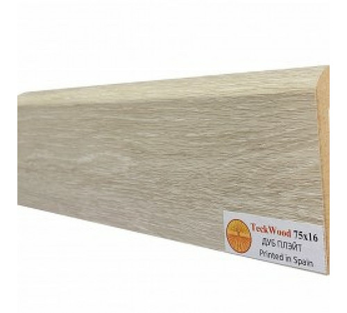 Плинтус TeckWood Дуб Плэйт 2150х75х16 мм