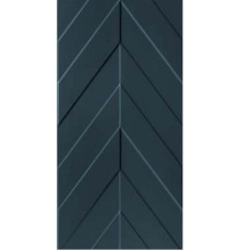 Керамическая плитка Marca Corona 4D Chevron Deep Blue Matt Rett настенная 40х80 см