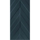 Керамическая плитка Marca Corona 4D Chevron Deep Blue Matt Rett настенная 40х80 см