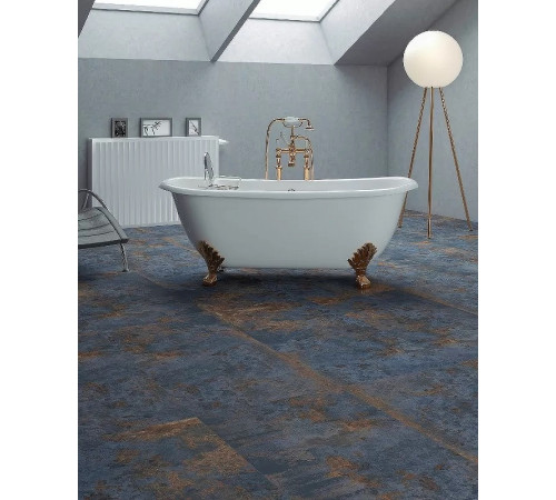 Керамогранит Etili Seramik Oxyde Carving Blue Rec. ETI80543 60х120 см